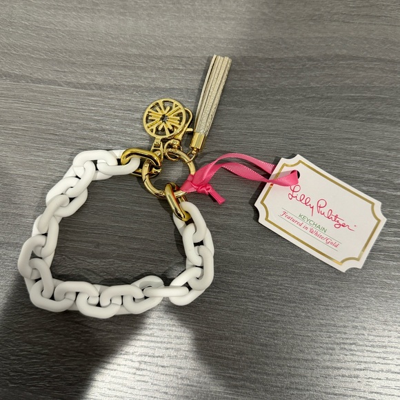 Lilly Pulitzer Other - Lilly Pulitzer White Chain Keychain